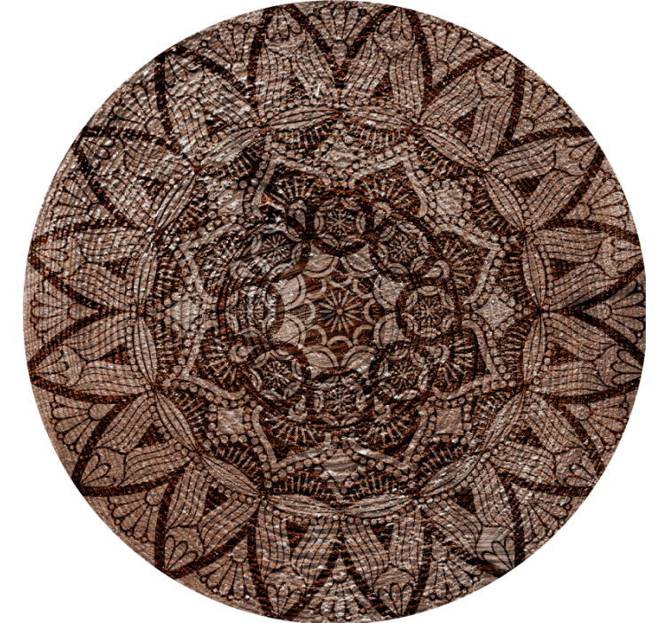 Coasters with detailed lace design - TenStickers