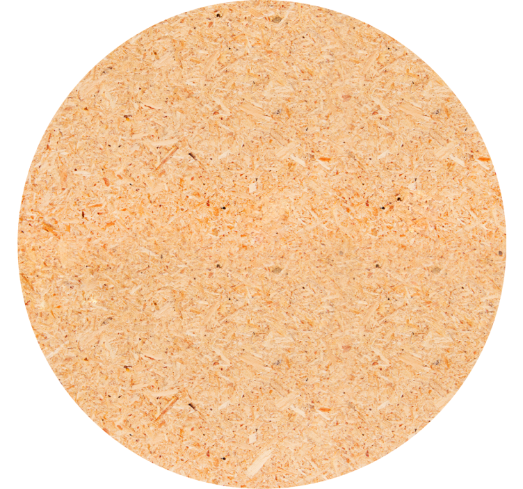 Round natural material coasters - TenStickers