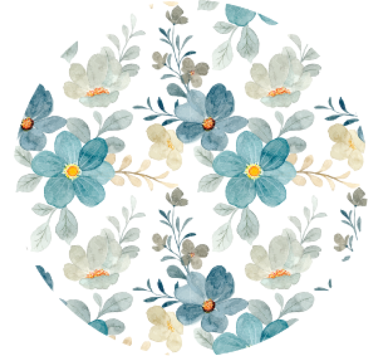 Modern coasters with botanical texture finish - TenStickers