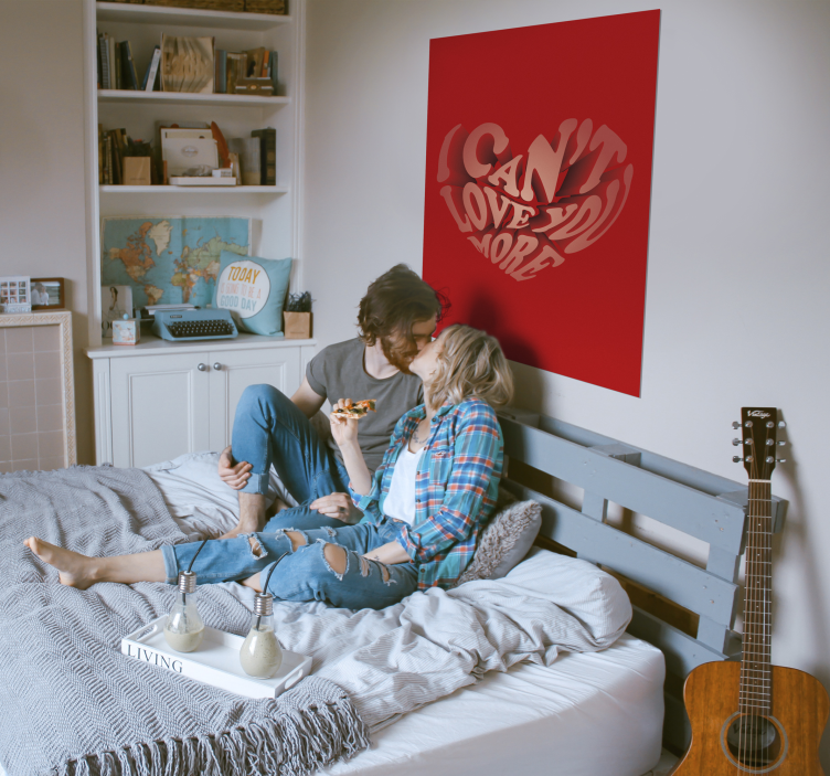 cant love you more quote poster - TenStickers