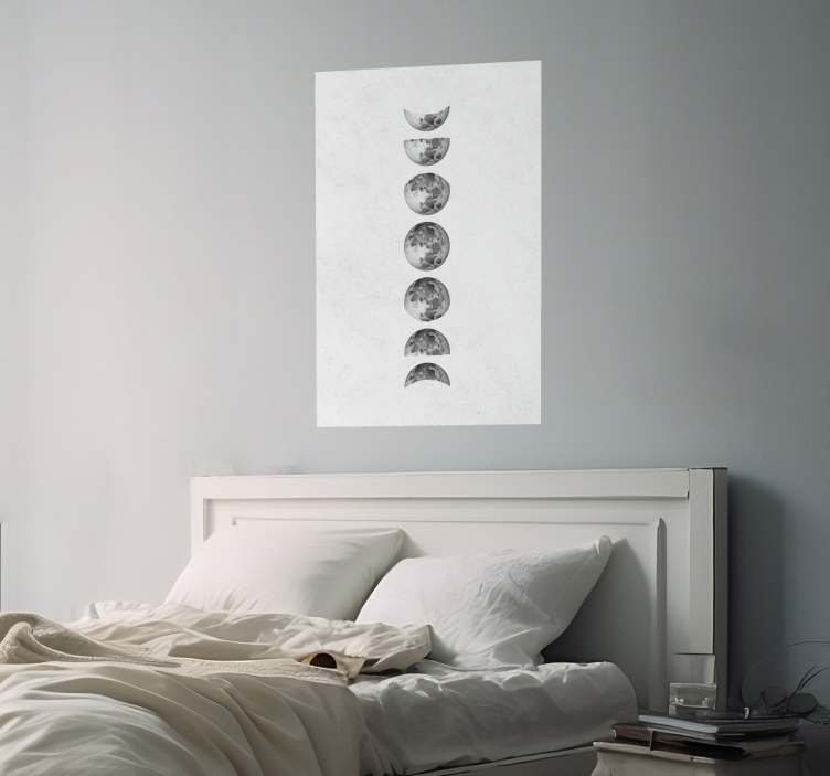 moon phases poster - TenStickers