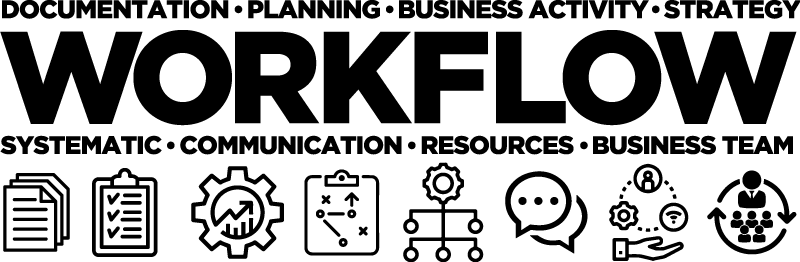 Office poster for streamlined workflow - TenStickers