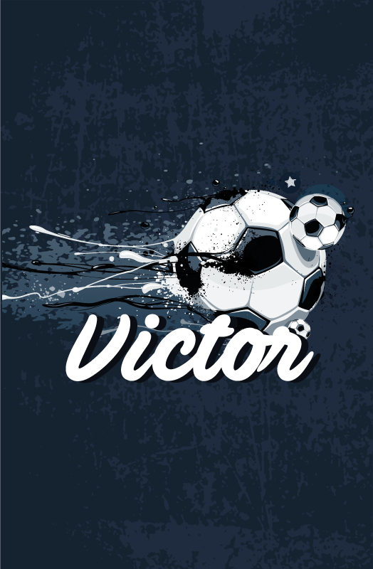 Nursery poster with personalized design - TenStickers