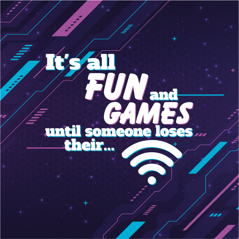 Poster for teenager funny wifi joke - TenStickers