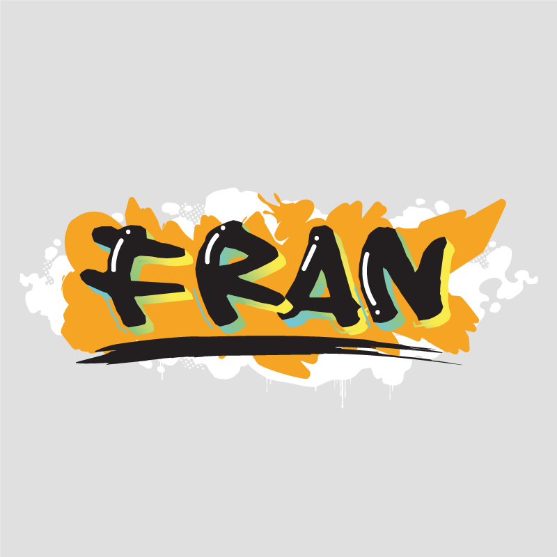 Customisable poster in bold lettering style - TenStickers