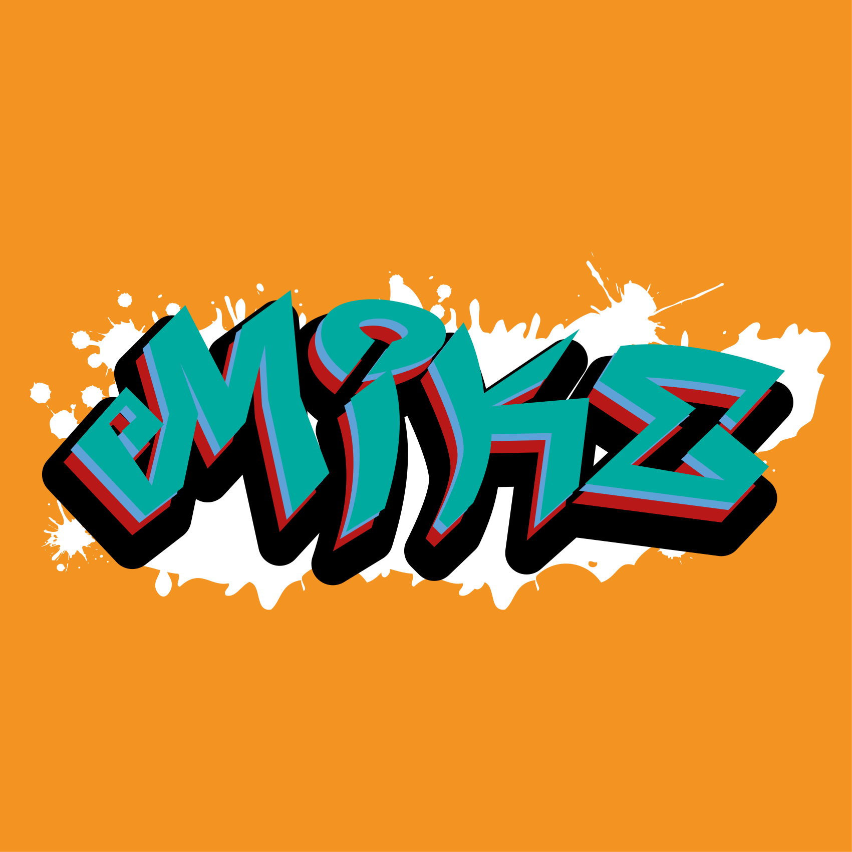 Customisable poster stylish typography design - TenStickers