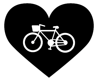 Cycling poster i love bikes - TenStickers