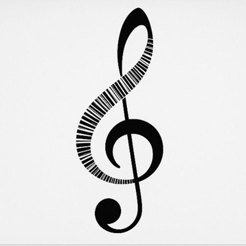 Music poster melody design - TenStickers
