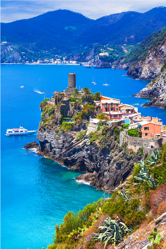 Landscape poster realistic italian cinque terre - TenStickers