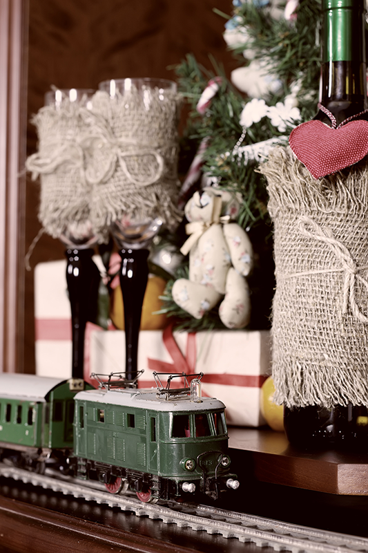 Christmas poster toy train decor - TenStickers