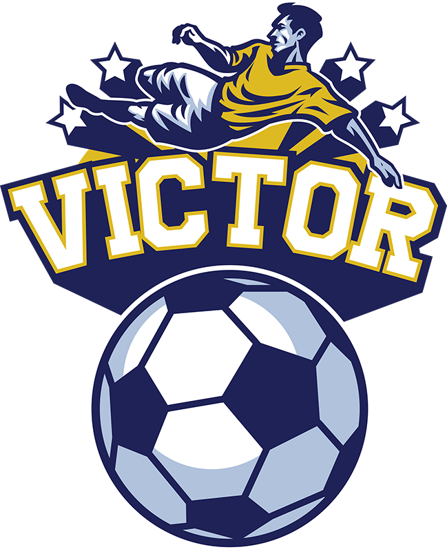 Football poster customizable kids' room ball - TenStickers