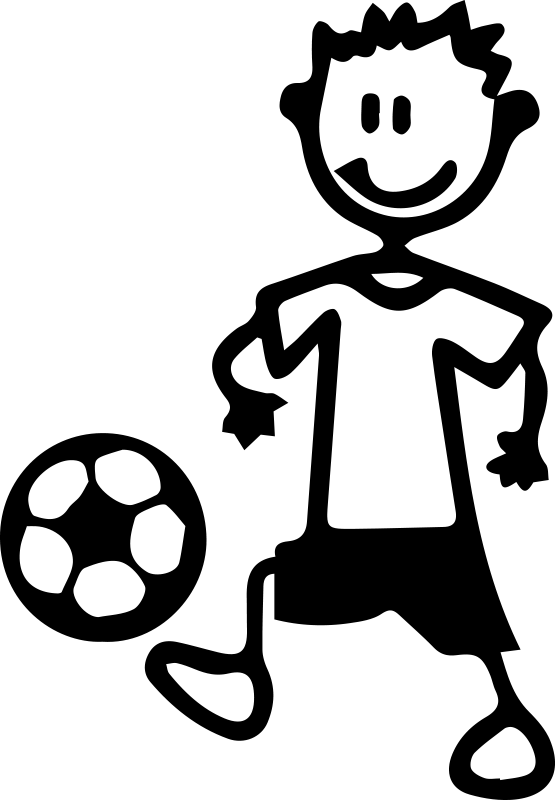 Football poster football player - TenStickers