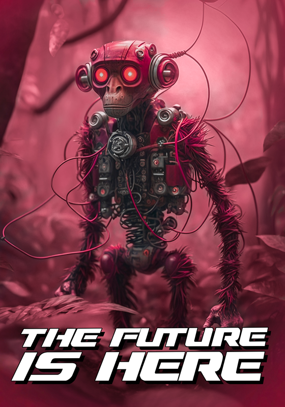 Robot MonkeyRobot Monkey is a robotic creature that resembles a m - TenStickers