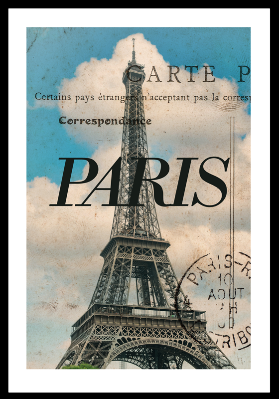 Paris PostcardHello from Paris! I'm having a wonderful time here  - TenStickers