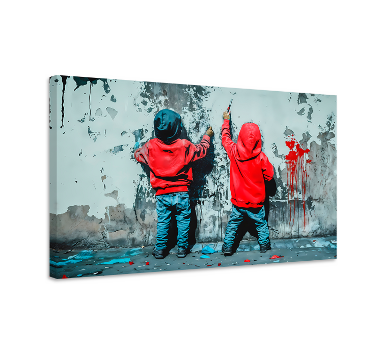 Canvas art of young artists - TenStickers