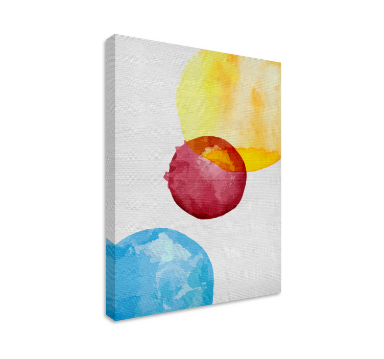 Abstract wall art 1 colorful abstract orbs - TenStickers