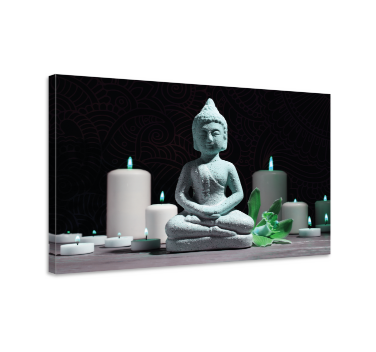 Buddha wall art buddha meditation sculpture - TenStickers
