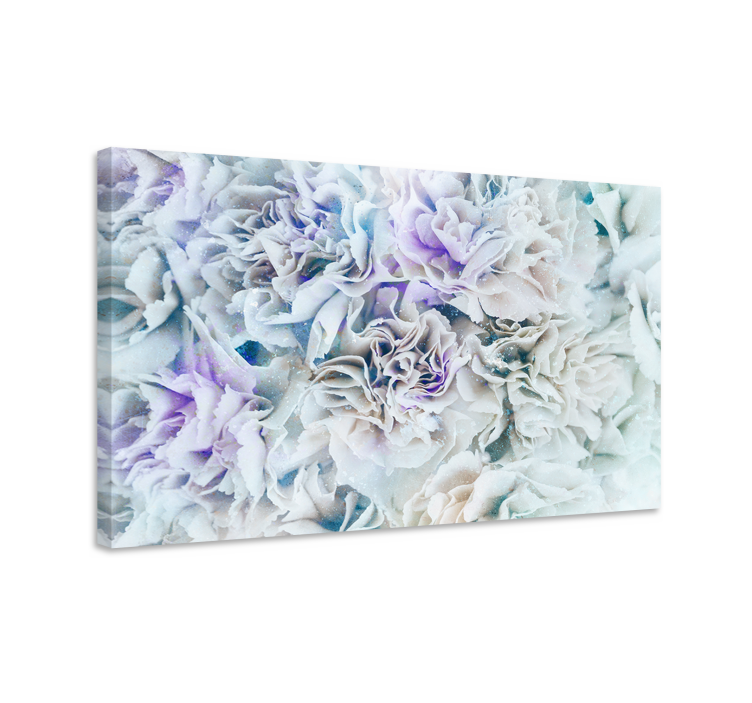 Frosted Blooms Flowers  canvas - TenStickers