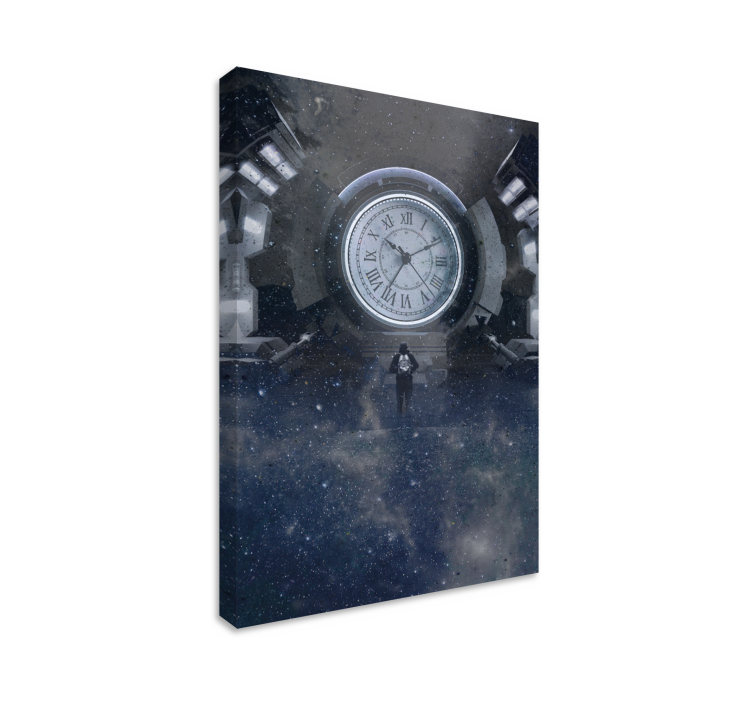 Time Travel Journey music canvas art - TenStickers