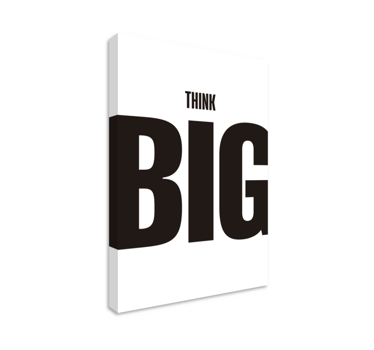 Motivational 'Think Big' Office wall prints - TenStickers