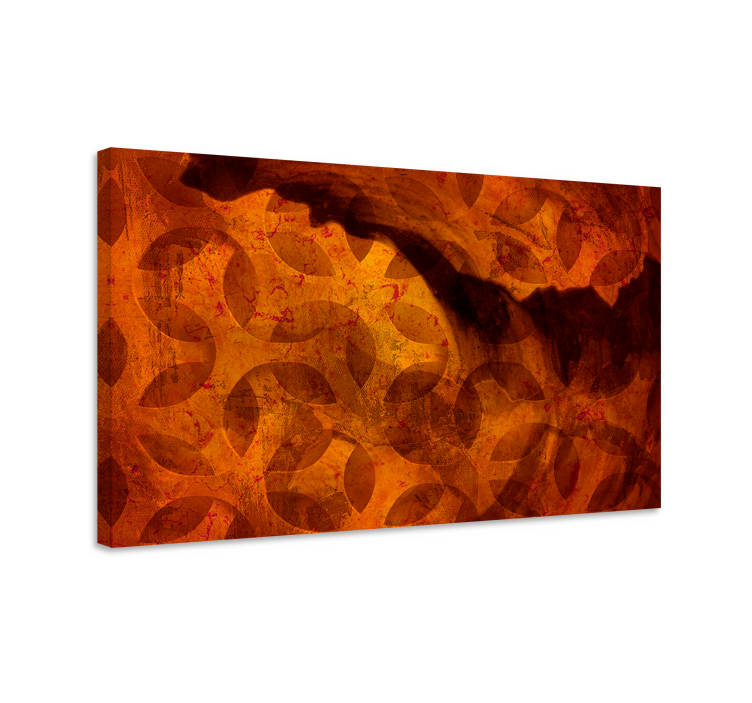 Abstract wall art 1 intricate leaf designs - TenStickers