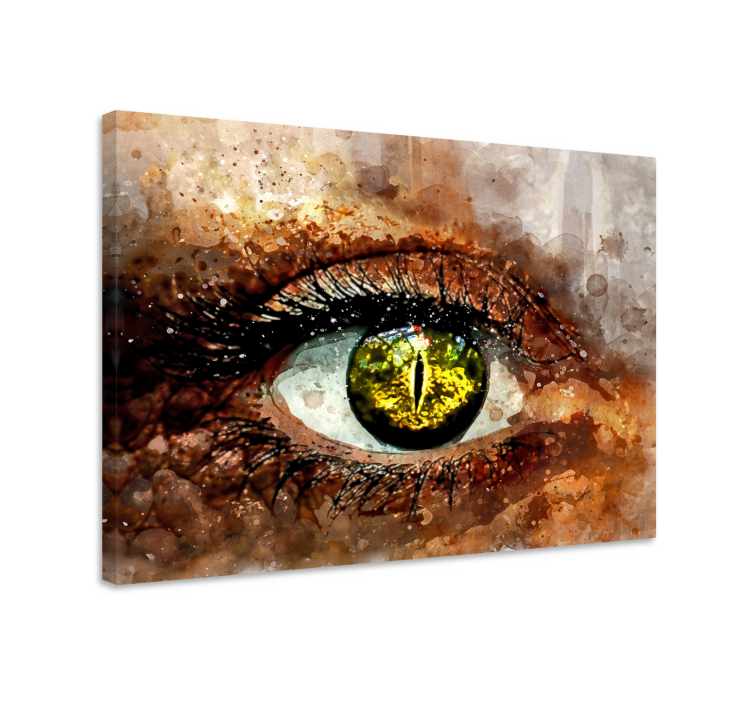 Elephant wallart mystical eye capture - TenStickers