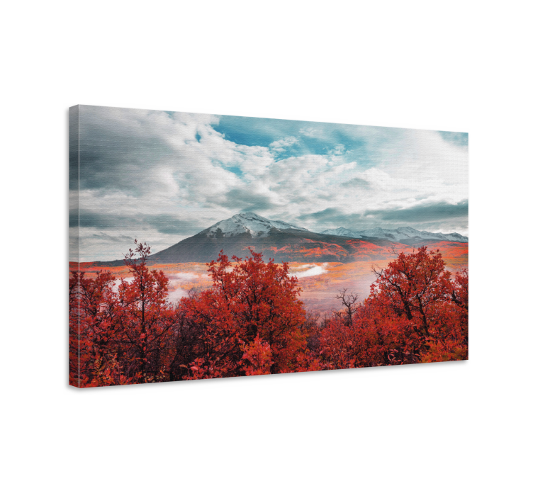 Landscape canvas majestic mountain view canvas - TenStickers