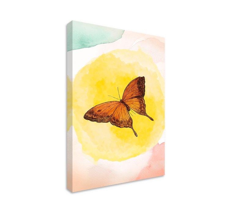 Butterfly canvas with graceful butterfly design - TenStickers