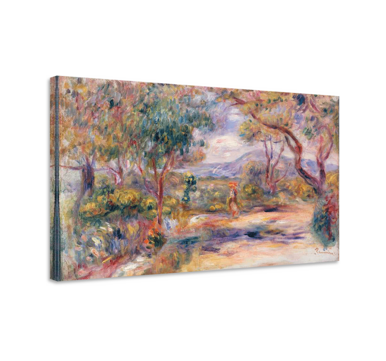 Landscape canvas sunny garden path - TenStickers