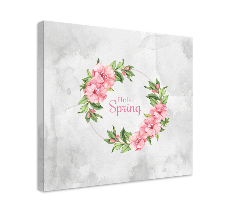 Colourful spring flower canvas - TenStickers
