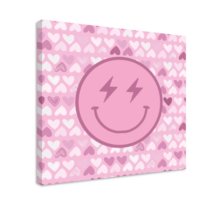 Inspirational wall art with joyful smiley face - TenStickers