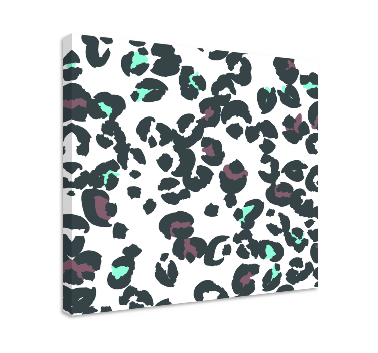 Animal canvas wall art leopard print design - TenStickers