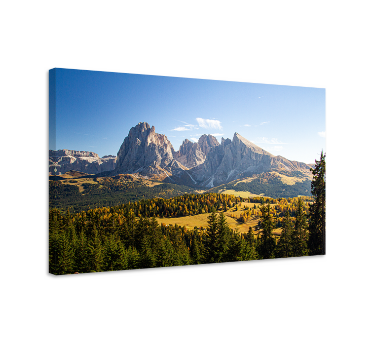 Landscape canvas majestic mountain view - TenStickers