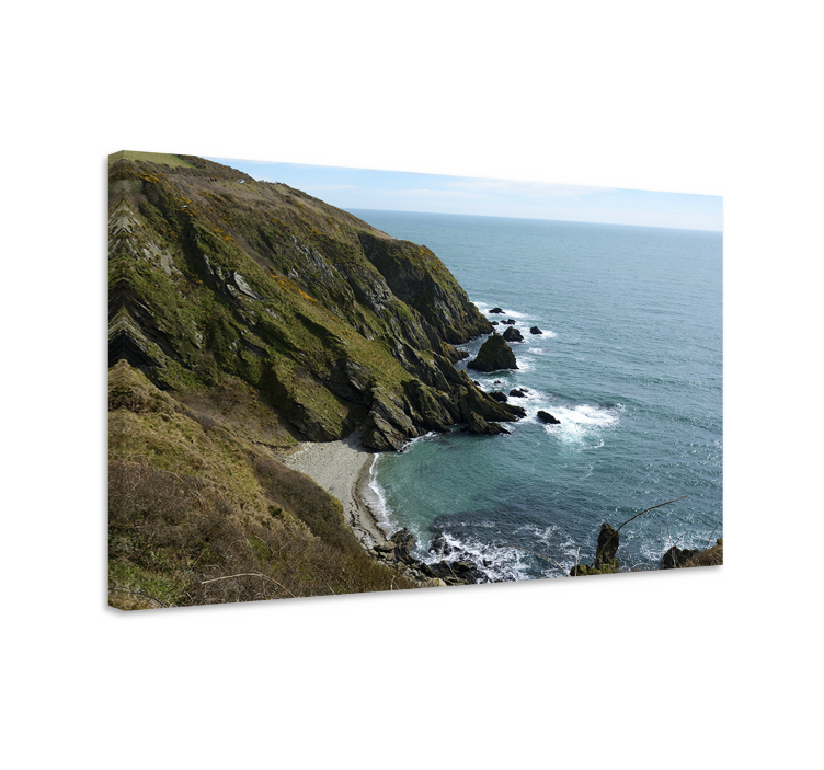 Landscape canvas coastal rocky vista - TenStickers