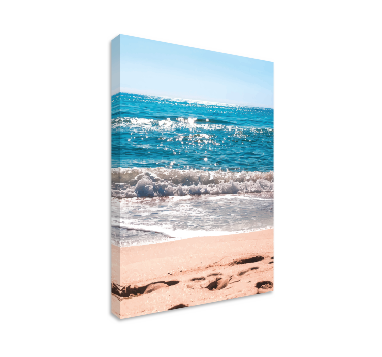 Landscape canvas coastal calm - TenStickers