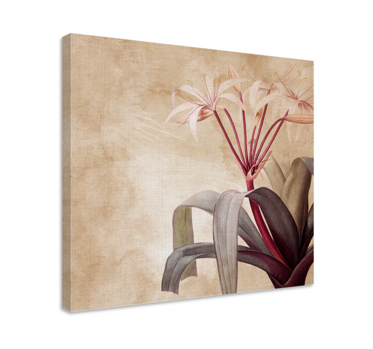 Flowers canvas graceful floral arrangement - TenStickers