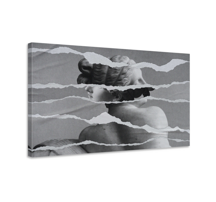 Greek statue image collage bedroom wall prints - TenStickers