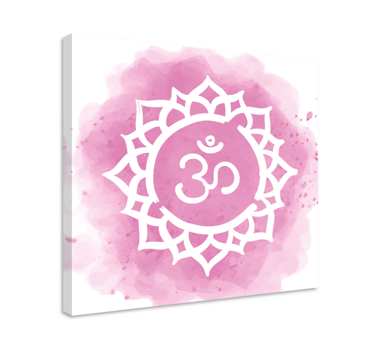 Buddha wall art with om mandala design - TenStickers