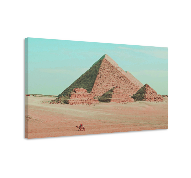 Cityscape wall art pyramids of giza - TenStickers