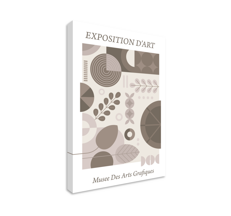 Exposition D’art Graphique retro canvas - TenStickers