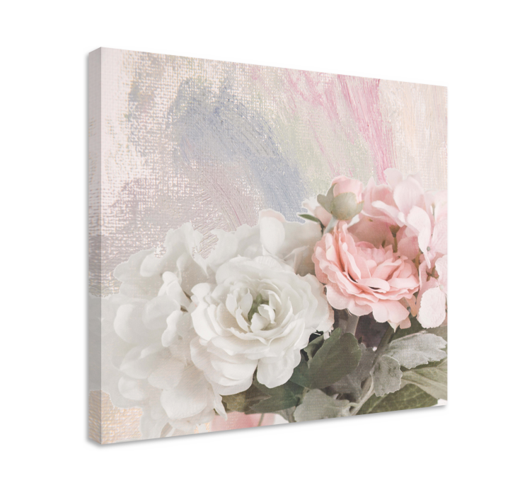Flowers canvas floral blossom arrangement - TenStickers