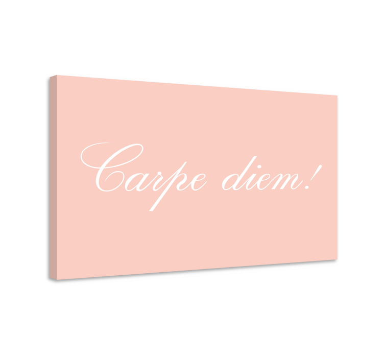 Quote canvas seize the day inspiration - TenStickers
