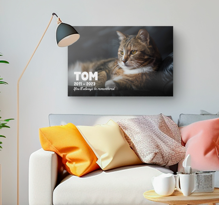 pet epitaph living room wall art - TenStickers