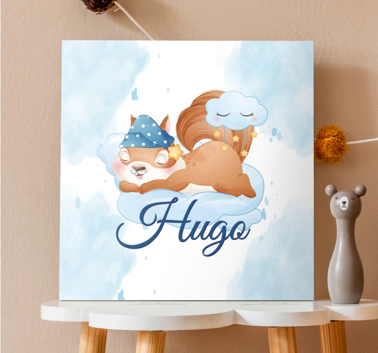 Animals blind squirrel dreaming sweetly - TenStickers