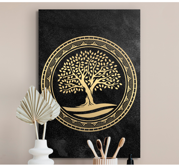 Buddha wall art tree of life - TenStickers