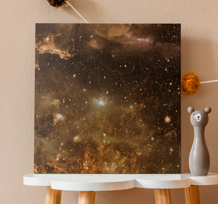 Celestial starfield landscape canvas - TenStickers