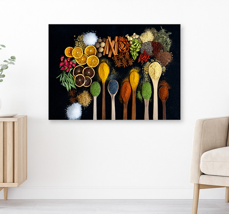 Colorful herbs  kitchen prints - TenStickers