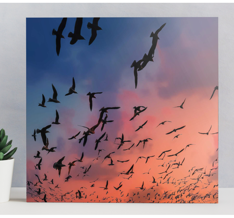 Flock of Birds bird canvas wall art - TenStickers
