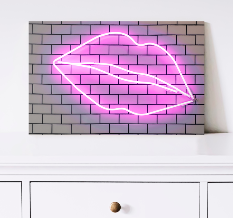 Inspirational wall art kiss neon light - TenStickers