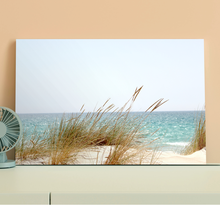 Landscape canvas coastal dunes view - TenStickers